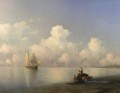 Noche en el mar 1871 Romántico Ivan Aivazovsky ruso